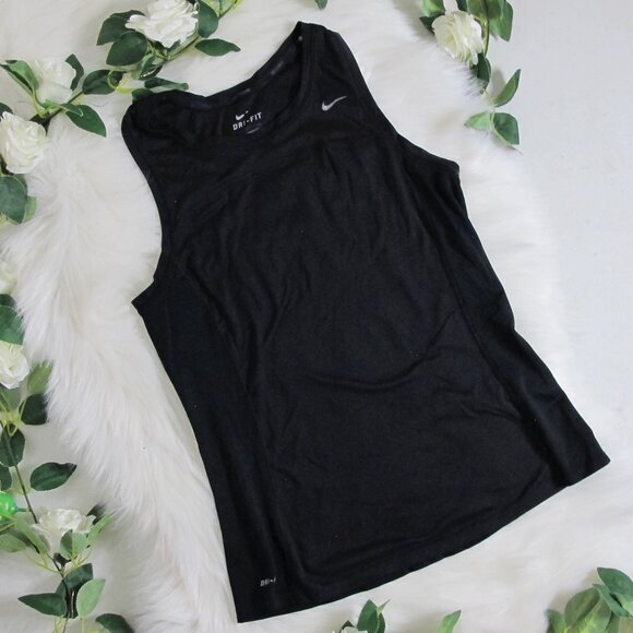 3 for $15 Nike | Racer Back Dri-Fit Logo Tank Top - Picture 1 of 8